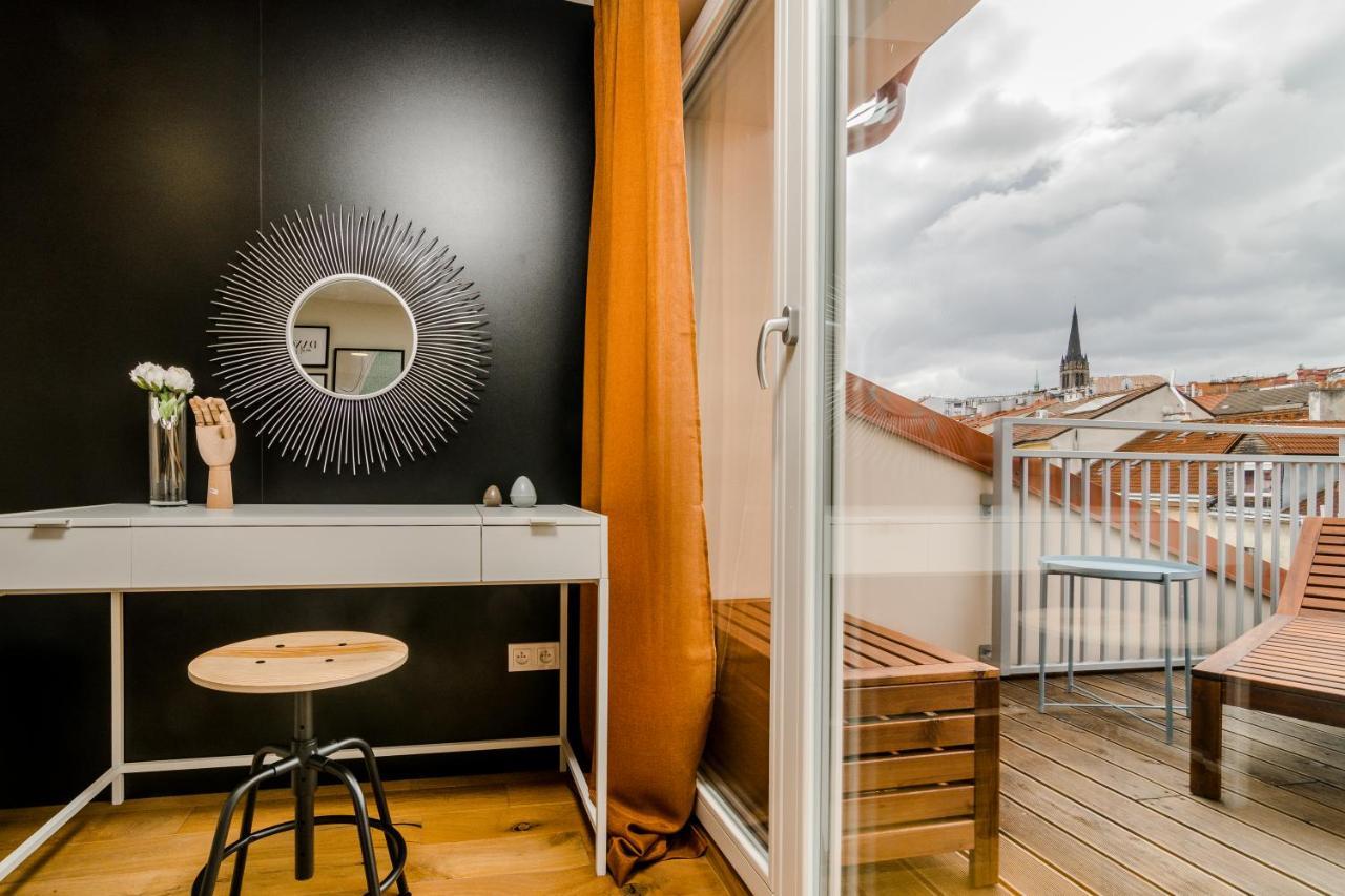 Ferienwohnung Prague Days - Premium Loft W Terrace - View - Netflix - Ac Exterior foto